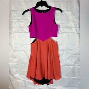 Donna Mizani Diamond Flounce Dress size Small